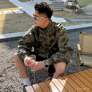 JTL品質優選-戶外迷彩防曬衣外套男夏季薄款速幹山係釣魚痞帥美式防紫外綫夾克