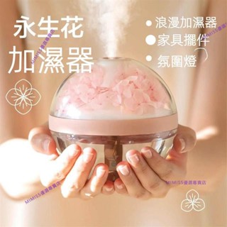 【限時特賣】永生花加濕器 USB 家用臥室 辦公室 空調房 桌面小型補水保濕噴霧器 水氧機 加濕器 水氧機 造型加濕器