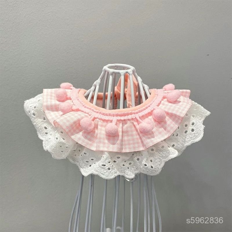 💯臺灣出貨💯免運💯貓咪狗狗口水巾清新寵物圍脖圍領英短布偶泰迪柯基比熊狗拍照飾品 28VR