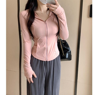【四季服飾】冰絲防曬衣女夏季薄款短版緊身上衣跑步健身瑜伽服外套
