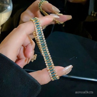 【小蓮的賣場】金色歐美鋯石精緻手錬羅馬新款氣質水晶ins高階奢華爆款飾品爆閃