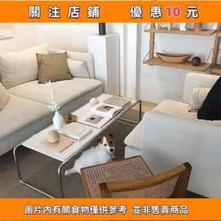 推薦 茶几桌 咖啡桌 會客桌 茶几 客廳茶几 桌子 和室桌 北歐極簡設計師中古不銹鋼茶幾拉齊奧茶幾咖啡邊幾#相遇精品鋪