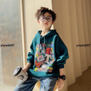 🔥熱銷🔥男童衛衣 男童上衣 兒童衣服 連帽上衣 帽t 長袖上衣 秋季上衣 2022新款 帥氣韓版 中大童寬鬆上衣 休