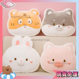限時特價🎐動物可愛抱枕 毛絨玩具 兔子 老虎 哈士奇 小豬抱枕 靠背枕 午睡枕ins玩偶新款 VE