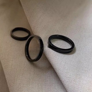 🚚臺灣出貨【店鋪熱銷】鈦鋼戒指輕奢小眾潮素圈男款簡約光面學生指環個性女款不掉色情侶 CK韓物社