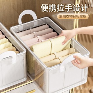 👍臺灣發貨👍收納好物PVC鋼架收納盒家用桌上收納盒衣服褲子收納箱透明儲物筐收納神器