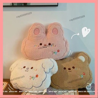 九月✨可愛抱枕✨ 靠腰枕 網紅ins風抱枕修勾靠枕靠包兔子沙發毛絨靠墊小白狗圓形床頭飄窗 午安枕 貓玩偶 小抱枕 SXA
