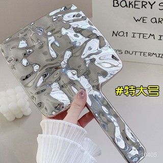 【限時特惠】公主風ins風手拿鏡高階複古浴室宿捨家用手柄鏡子化妝鏡手持鏡子鏡子 化妝鏡 可折疊