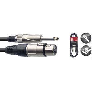 Stagg SMC3XP S系列 3M 麥克風導線 6.3 對 XLR 比利時大廠 - 【黃石樂器】