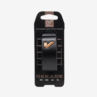 GruvGear 悶音束帶 FretWrap 3D 黃金V DKD 精緻尚品：皮革金屬亮面系列【他,在旅行】