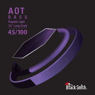 BlackSmith 貝斯弦 ANW45100 奈米碳纖維 AOT 薄包膜 34吋 4弦 韓國品牌【他,在旅行】