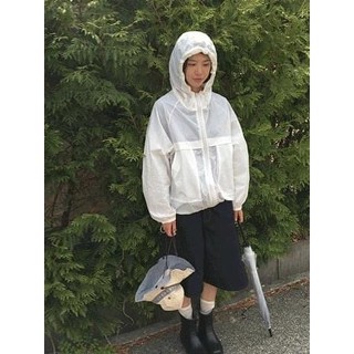 Codibook｜韓國 DAILYJOU 夏日休閒連帽防風外套［預購］拉鍊外套 女裝