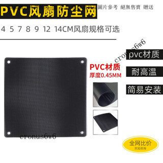 【店鋪熱銷】電腦風扇機箱防塵網風扇電腦PVC櫃子過濾網3/4/5/6/7/8/9/12/14CM