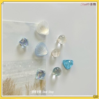 貝殼冰箱貼 小磁鐵🌸造型冰箱貼 磁鐵 夢幻藍留言板卡片展示磁貼洞洞板強磁吸裝飾小物件