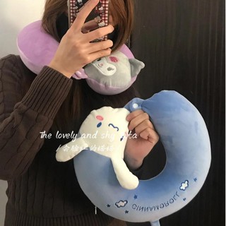 可愛旅行枕🎗 可愛小狗護頸U型枕辦公室學生午睡枕頭旅行車用便攜u形靠脖頸枕女