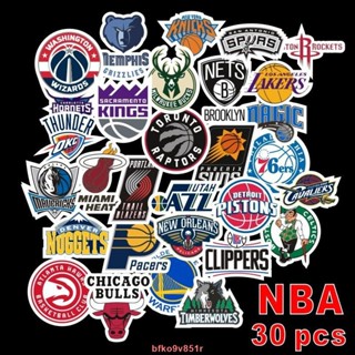 【新品】31張入 NBA 籃球隊LOGO貼紙 防水行李箱貼紙 機車貼紙 筆電貼紙 汽車車貼 塗鴉貼紙 卡通動漫貼紙 滑板