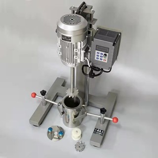 可開發票*齊威實驗室塗料油墨小型分散機高速分散機油漆數顯高速分散攪拌機