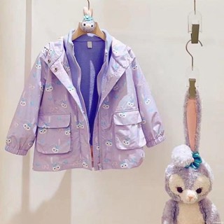 1新品特賣 女童 秋冬裝 外套 新款 兒童 加棉 加厚 風衣 小女孩 三合一 加絨 沖鋒衣 保暖 洋氣 網紅HX