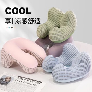 🌺新品特價🌺午休趴睡枕夏季冰絲午睡抱枕桌上班族護頸枕仰睡枕頭學生趴枕U型