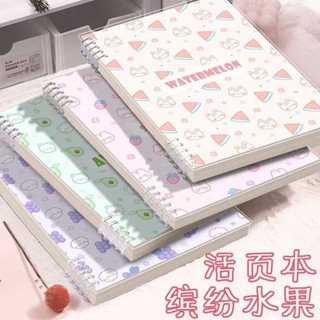 【簡空優品】碎花b5筆記本高顏值B5a5活頁學生記事本ins本子可愛可拆卸線圈本