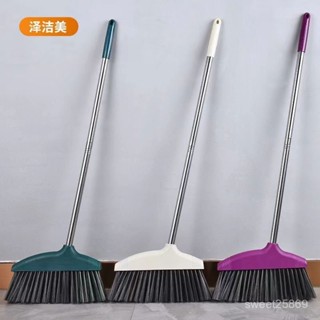 🏠打掃一下🛒家用單個軟毛掃把加大加厚魔術掃地笤帚掃頭髮簸萁組閤套裝折疊掃把 掃把畚箕組 掃除用具 畚鬥 掃把組 掃把