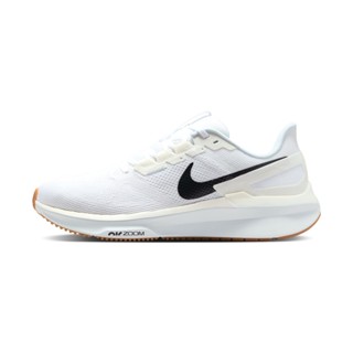 Nike Air Zoom Structure 25 男 白黑 緩震 網布 透氣 跑鞋 慢跑鞋 DJ7883-114
