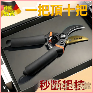 🔥熱銷新款修枝剪 樹枝剪.農用剪刀.果樹剪 修枝剪刀 園藝剪枝 德國sk5強力園藝剪不銹鋼省力修剪樹枝果樹嫁接樹枝專用