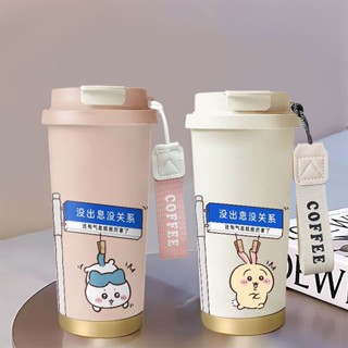 {臺灣熱賣}沒出息沒關系烏薩奇小八情侶保溫杯辦公室便攜316不銹鋼保冷水杯
