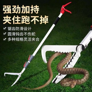愛家✨趕海神器多功能不銹鋼螃蟹夾直夾 螃蟹夾 木炭夾 炭火鉗 不銹鋼黃鱔夾子 垃圾夾 萬用夾 捕蛇夾 趕海夾加厚鋁閤金黃