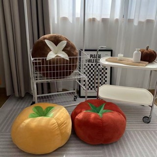 臺灣發貨 【超萌番茄公仔】多功能懶骨頭坐墊/靠枕｜療癒沙發抱枕 房間地闆坐墊｜創意玩偶 生日禮物推薦