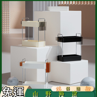 SYMT-雙層組裝款廚房調料置物架浴室下水槽儲物架桌面收納架