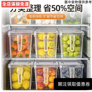 [限時特惠] 食品級冰箱收納盒 廚房整理放蔬菜雞蛋保鮮盒 冷凍專用大容量儲物盒 冷凍雞蛋收納盒 密封收納盒 冰箱保鮮盒