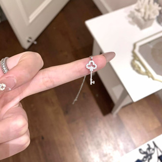 限時特賣🔥 【不掉色不過敏】迷你小鑰匙項鏈女輕奢ins氣質高階感吊墜鎖骨鏈