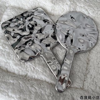 璀璨光芒，盡在掌握！電鍍工藝手持化妝鏡，精緻妝容的時尚伴侶
