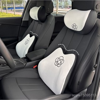 【熱銷爆款 限時超低價 】汽車頭枕記憶棉車內靠枕車用座椅頸部護頸枕迴彈可愛車載腰靠高檔