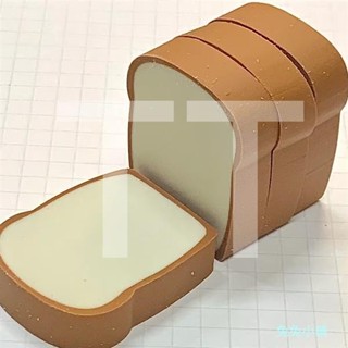 ins 吐司麵包片 橡皮擦 環保無毒橡皮 修正美術用品 學生文具