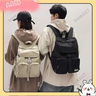 💝臺灣出貨💝尼龍後揹包女大容量休閒學生韓版書包高顏值百搭街頭潮流旅遊揹包A616