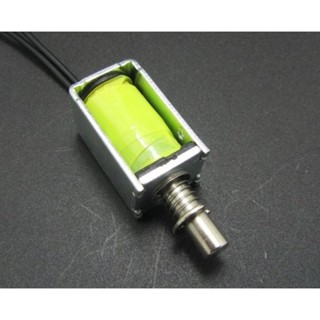 ►507◄DC12V 框架推拉式電磁鐵 電磁閥 彈簧復位 微型電磁鐵DS-0420S Arduino 8051