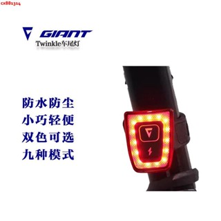 ✨GIANT捷安特Twinkle車燈便攜自行車頭盔尾燈通用可充電戶外發光