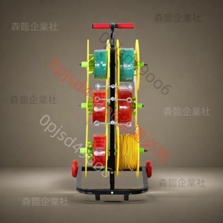 可開發票電線放線器BV線放線架電工放線盤放線神器新款自動拉線 SL森臨企業社