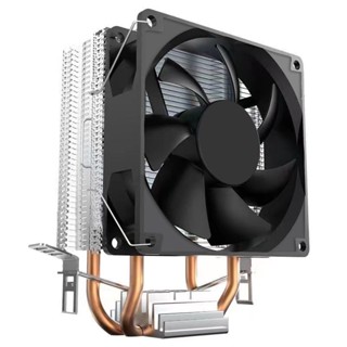 臺式機電腦下壓式2銅管CPU散熱器主機風扇風冷1700/1150/1151/AMD 星星