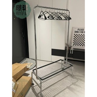 新品 ▲璟漾▼ 衣架 衣帽架 落地衣架 晾衣架 室內移動晾衣架掛衣架子落地家用臥室衣帽架置物陽臺臟衣籃曬衣架