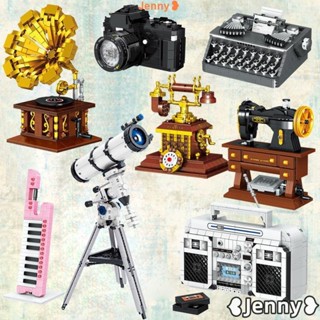 臺灣發貨【免運】Jenny❥積木拼裝玩具單眼復古模擬相機小顆粒數位模型益智小玩具