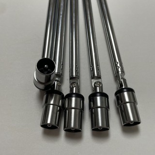 地面波天線數字電視機音箱電子收音機伸縮拉桿天線TV頭 總長493mm