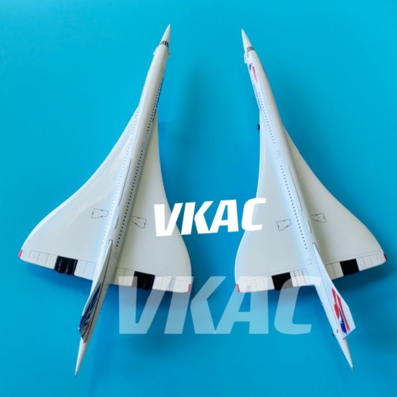 1:200超音速客機協和concorde閤金仿真成品飛機模型收藏擺設禮品