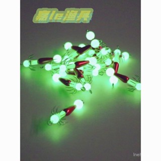 透抽 魷魚 花枝 天龍蝦 船釣透抽 烏賊蝦 大魷魚23新款夜光八蛸軟魷魚鈎髮光電子八帶鈎八爪魚主鈎爆燈吹筒副鈎💖超實惠💖