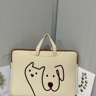 【限時免運】刺繡電腦包女手提聯想華為華碩惠普防震ipad筆電包 電腦包 13吋 14吋 16吋筆電包 手提電腦包 平板包