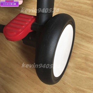 嬰兒車車輪創意兒童前後輪帶工具手推車車輪支架輪軸配件