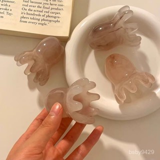 🔥臺灣出🔥多功能蜜蠟八爪魚按摩器章魚頭部按摩梳頭皮穴位颳痧頭療經絡梳子 25SC