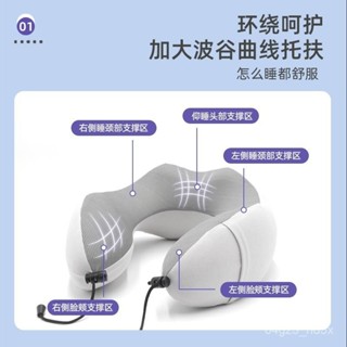 免運🌸u型枕🌸 記憶棉u型枕 護頸枕 脖子靠枕 午睡頸椎頭枕 脖枕 u形枕頭 旅行枕 旅行頸枕 NFSU